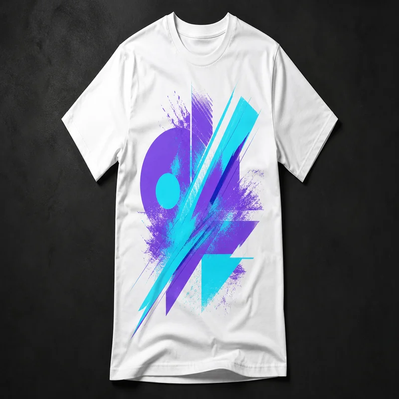 AI-generated design on t-shirt